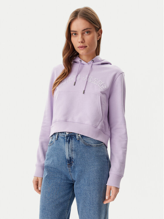 Guess Jeans Džemperis · Violetinė · Regular Fit