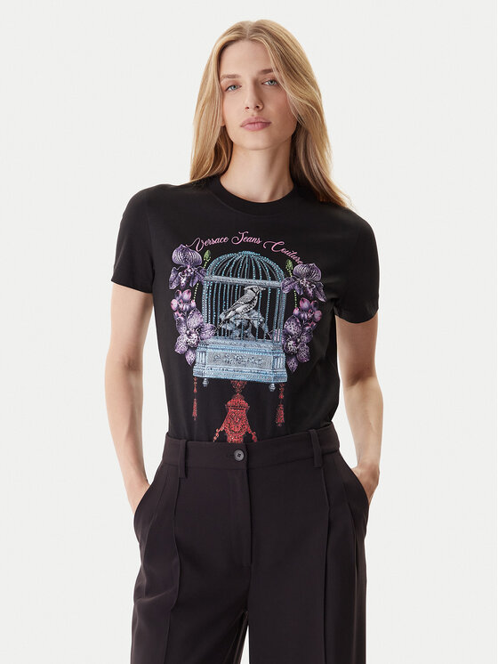 Kodas SUN15 Versace Jeans Couture Marškinėliai · Juoda