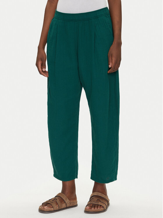 Gap Medžiaginės kelnės · Žalia · Regular Fit