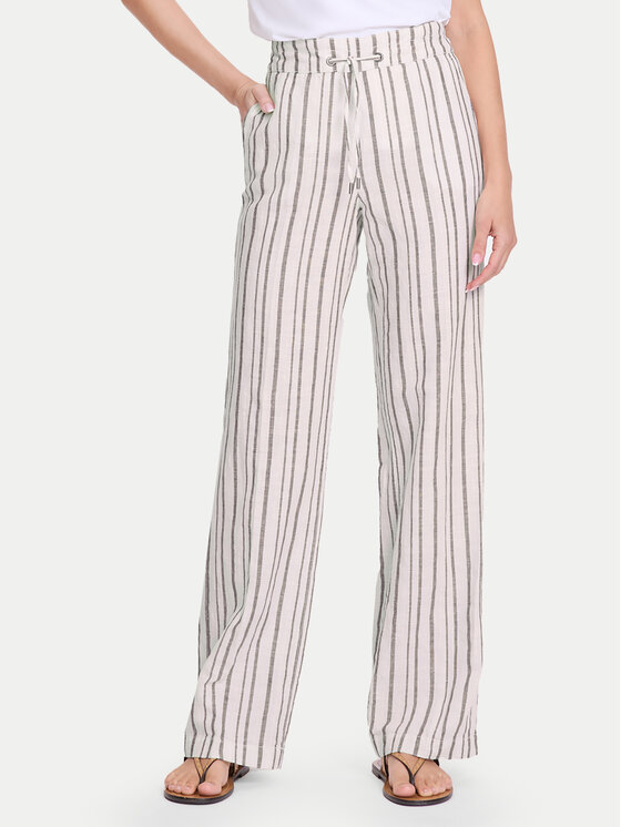 Olsen Medžiaginės kelnės · Smėlio · Regular Fit