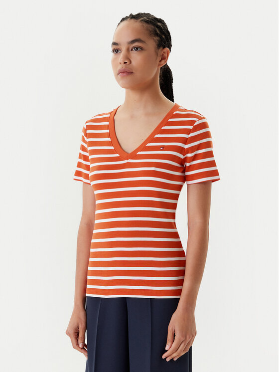 Tommy Hilfiger Marškinėliai · Oranžinė