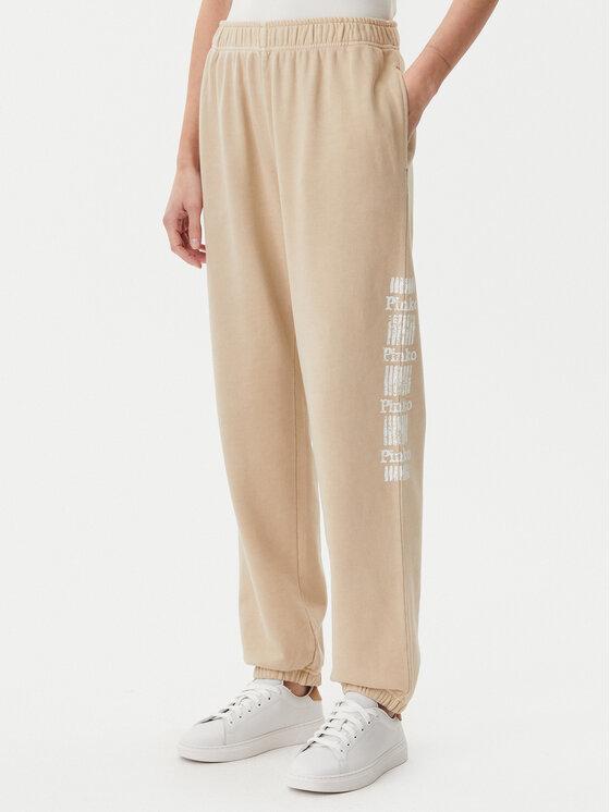 PINKO Sportinės kelnės · Smėlio · Regular Fit