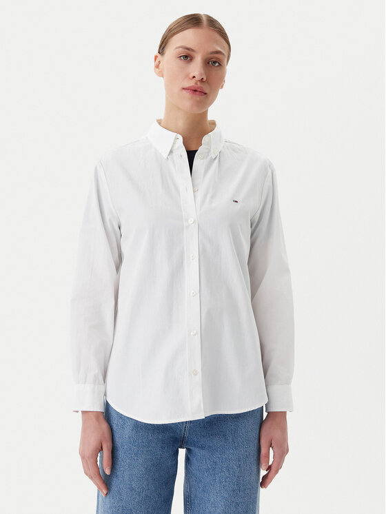 Tommy Jeans Marškiniai · Balta