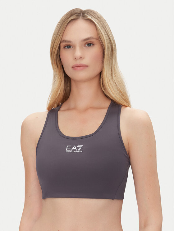 EA7 Emporio Armani Sportinė liemenėlė · Pilka
