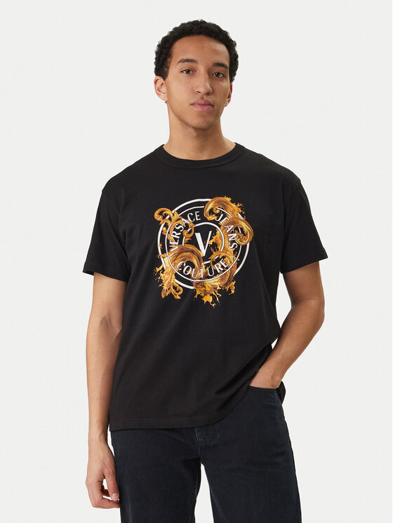 Versace Jeans Couture Marškinėliai · Juoda