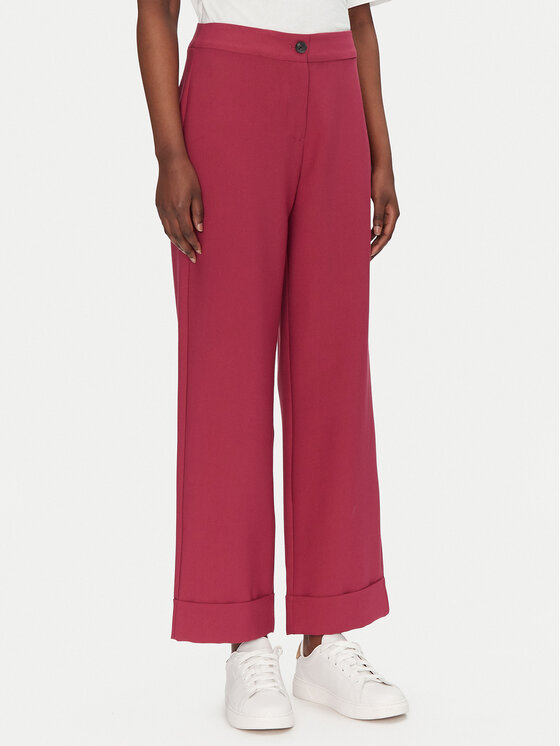 ONLY Medžiaginės kelnės · Violetinė · Regular Fit