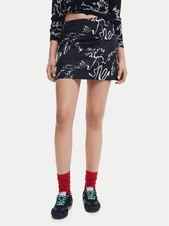 Desigual Mini sijonas · Juoda