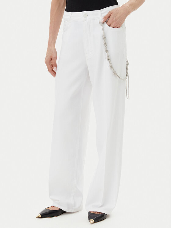 PINKO Džinsai · Balta · Relaxed Fit