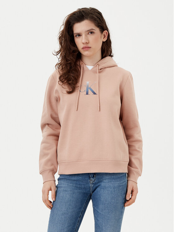 Calvin Klein Jeans Džemperis · Oranžinė · Regular Fit