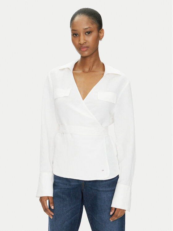 Tommy Hilfiger Marškiniai · Écru