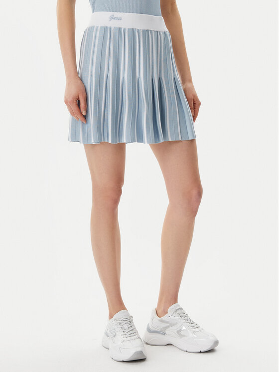 Guess Plisuotas sijonas · Žydra · Mini