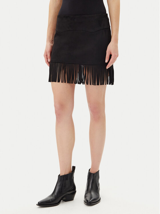 Noisy May Dirbtinės odos sijonas · Juoda · Mini