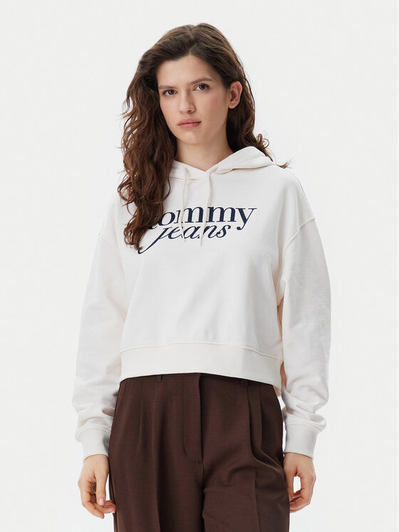 Tommy Jeans Džemperis · Smėlio · Relaxed Fit