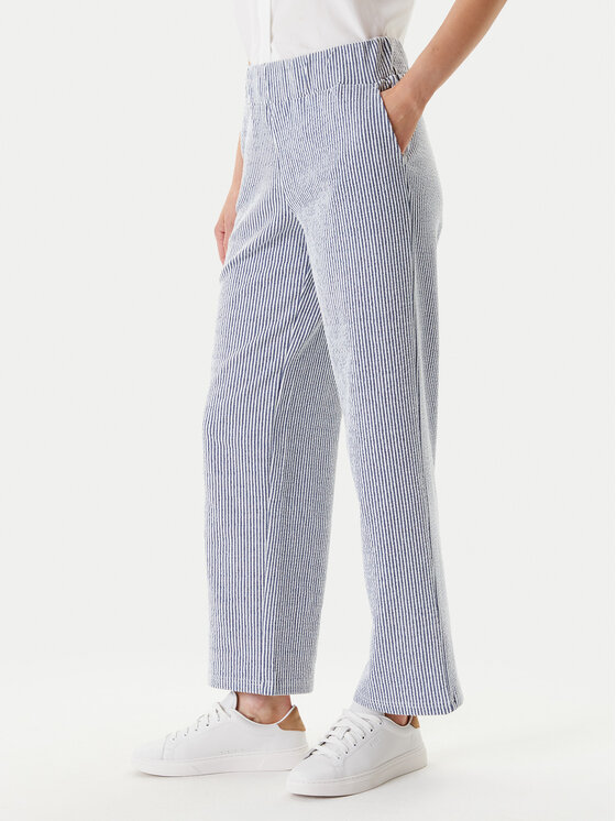 Olsen Medžiaginės kelnės · Mėlyna · Regular Fit