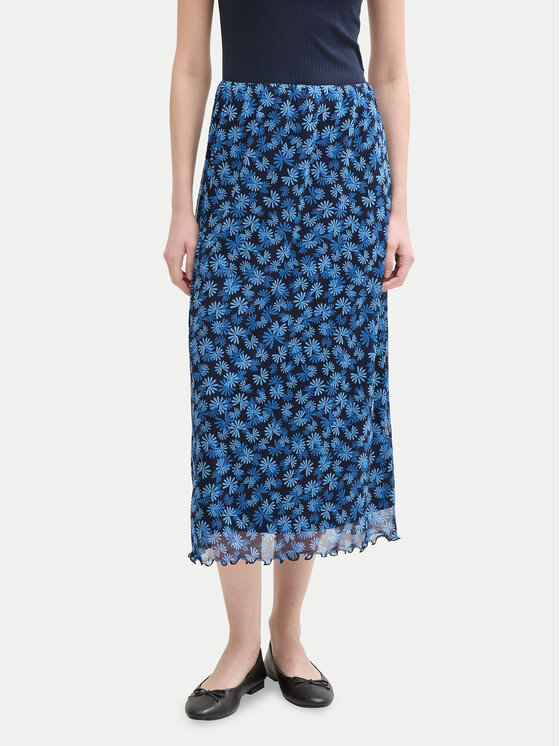 Tom Tailor Denim Midi sijonas · Mėlyna