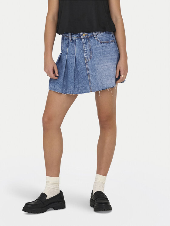 ONLY Džinsinis sijonas · Mėlyna · Mini