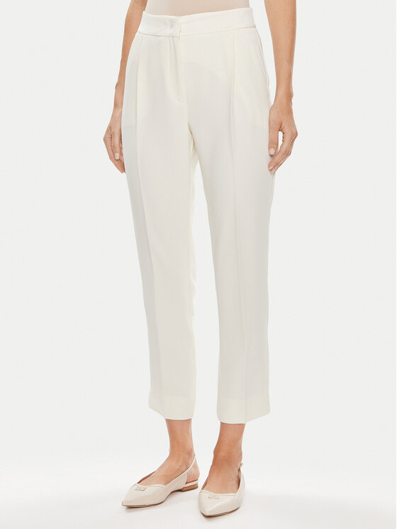 Kodas 20MAY Marella Medžiaginės kelnės · Écru · Regular Fit