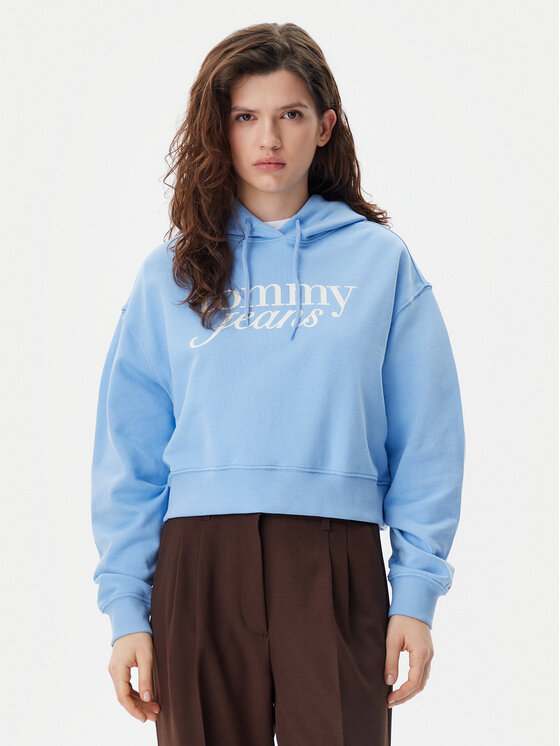 Tommy Jeans Džemperis · Mėlyna · Relaxed Fit