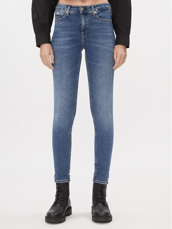 Calvin Klein Jeans Džinsai · Mėlyna · Skinny Fit