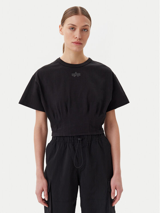 Alpha Industries Marškinėliai · Juoda