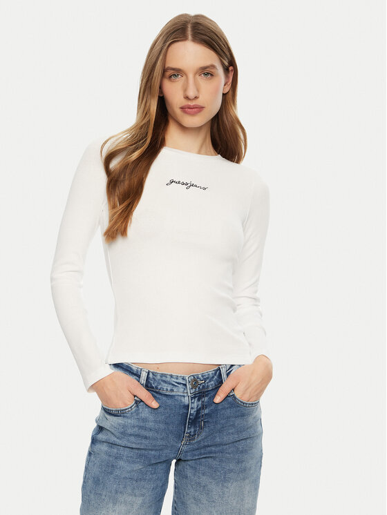 Guess Jeans Marškinėliai · Balta