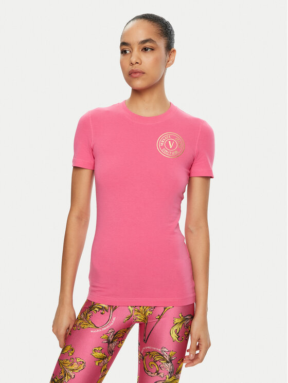 Versace Jeans Couture Marškinėliai · Rožinė