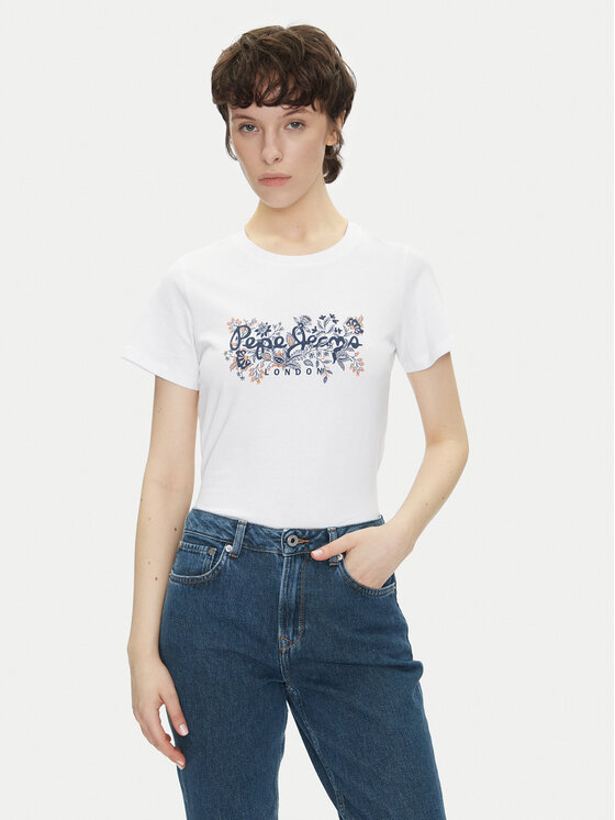 Pepe Jeans Marškinėliai · Balta