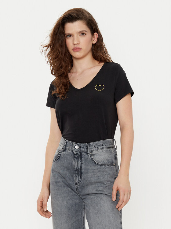 Pieces Marškinėliai · Juoda