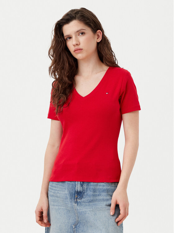 Tommy Hilfiger Marškinėliai · Raudona