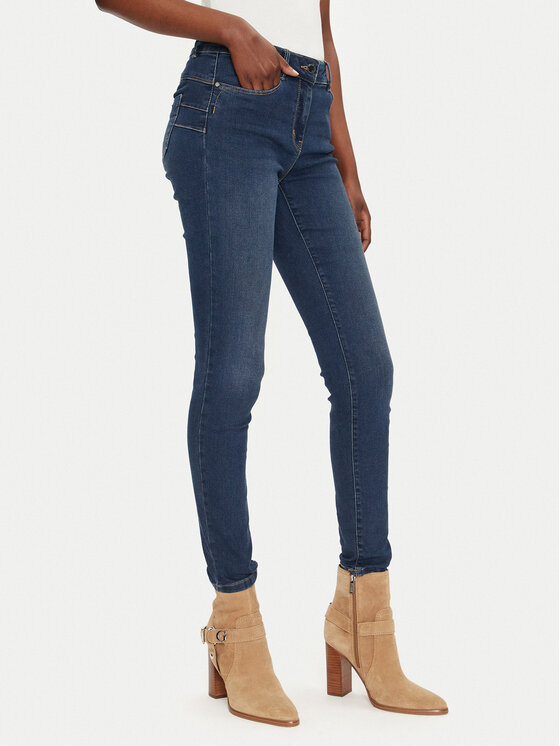 Morgan Džinsai · Tamsiai mėlyna · Slim Fit