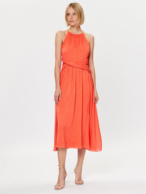 DKNY Kasdieninė suknelė · Koralų · Midi