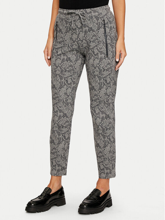 Olsen Medžiaginės kelnės · Pilka · Regular Fit