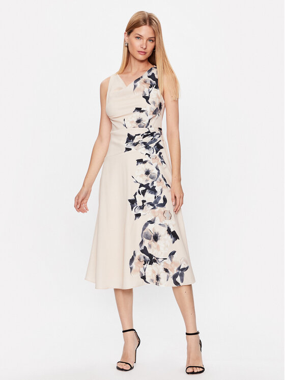 DKNY Kokteilinė suknelė · Smėlio · Midi
