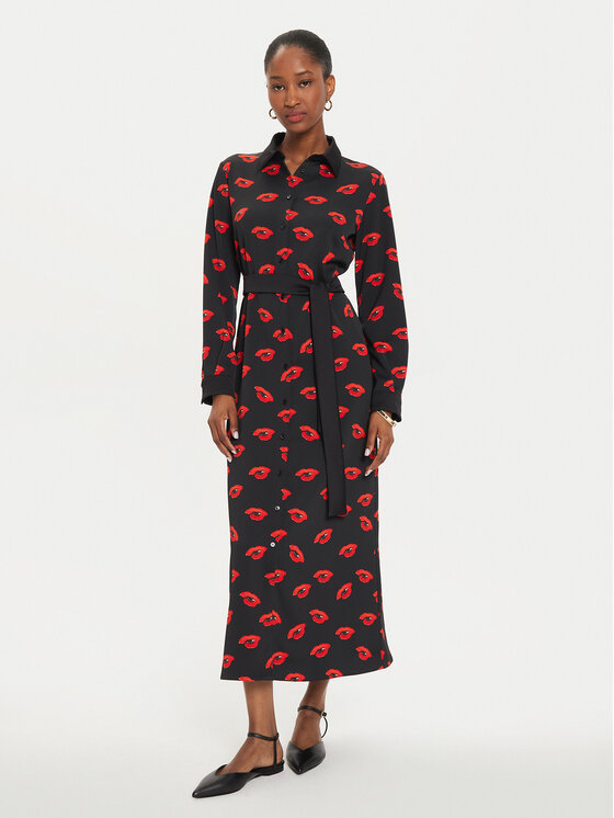 Marella Marškinių tipo suknelė · Juoda · Midi