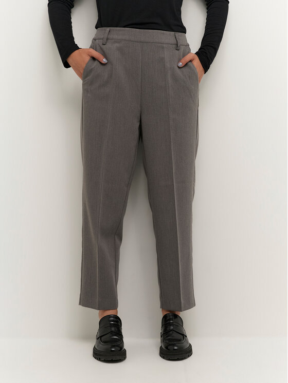 Kaffe Medžiaginės kelnės · Pilka · Relaxed Fit