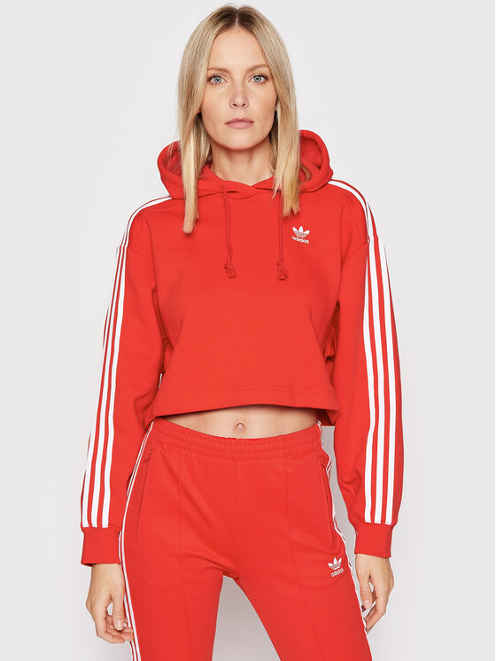 adidas Džemperis · Raudona · Relaxed Fit