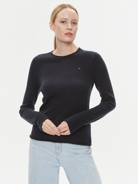 Tommy Hilfiger Megztinis · Tamsiai mėlyna · Regular Fit