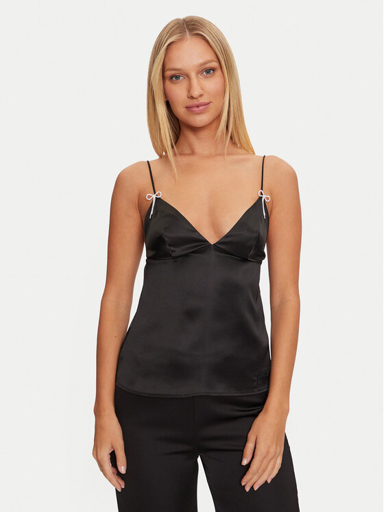 Guess Pižamos marškinėliai · Juoda