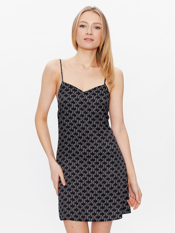 KARL LAGERFELD Naktiniai marškiniai · Juoda