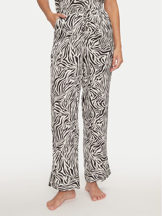 Hunkemöller Pižamos kelnės · Juoda