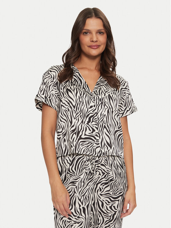 Hunkemöller Pižamos marškinėliai · Juoda