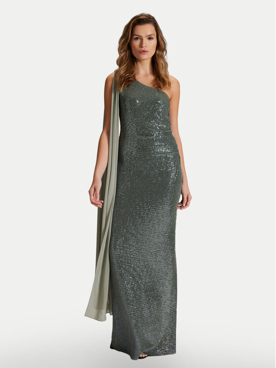Swing Vakarinė suknelė · Žalia · Maksi
