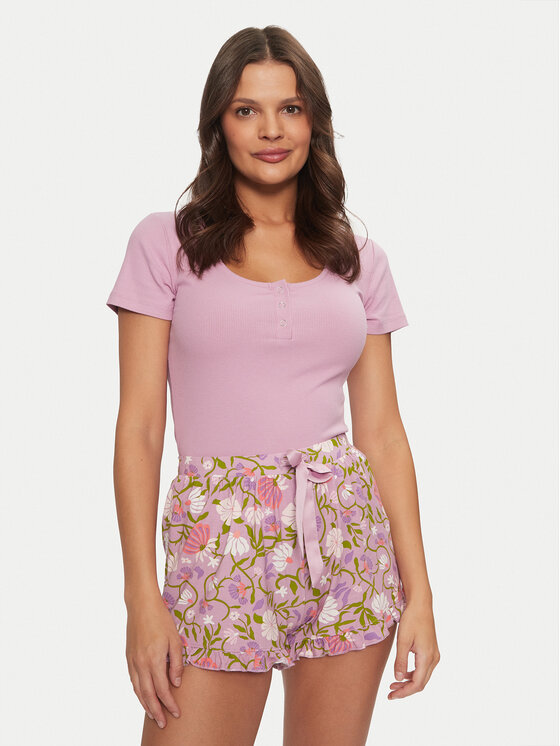 Hunkemöller Pižamos marškinėliai · Rožinė