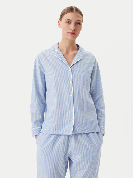 Hunkemöller Pižamos marškinėliai · Žydra