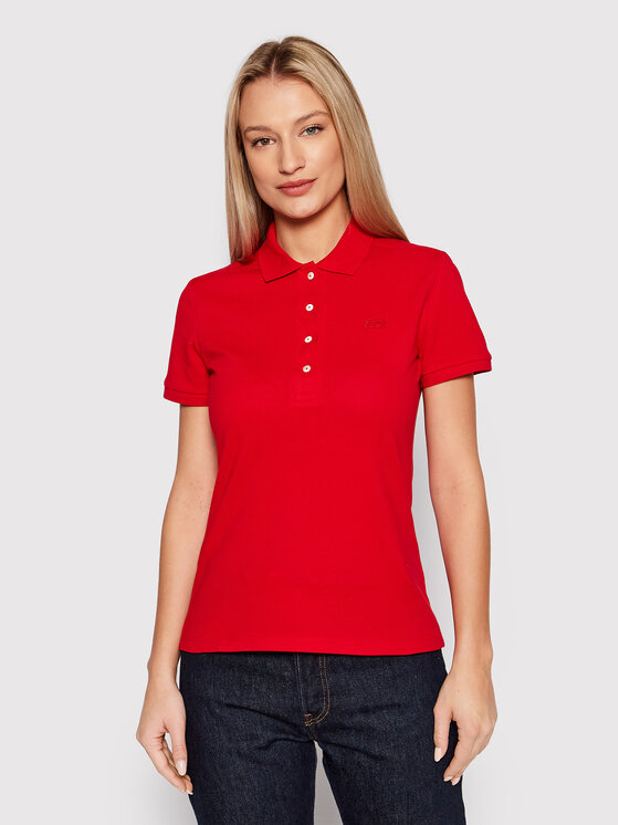 Lacoste Polo marškinėliai · Raudona