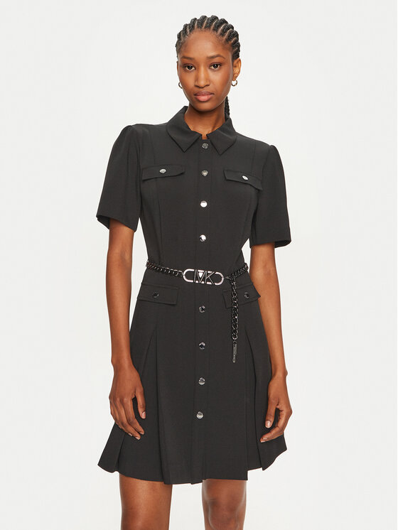 MICHAEL Michael Kors Marškinių tipo suknelė · Juoda · Mini