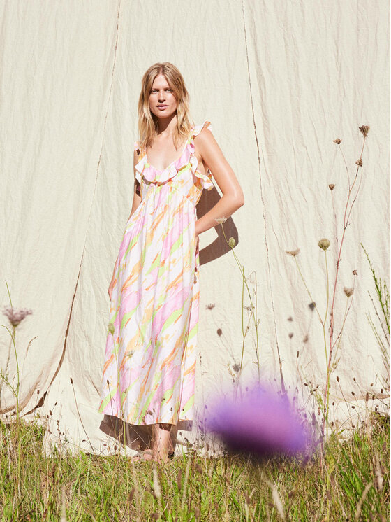 Selected Femme Kasdieninė suknelė · Rožinė · Maksi