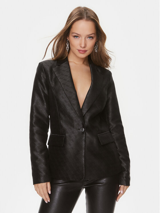 Guess Švarkas · Juoda · Regular Fit