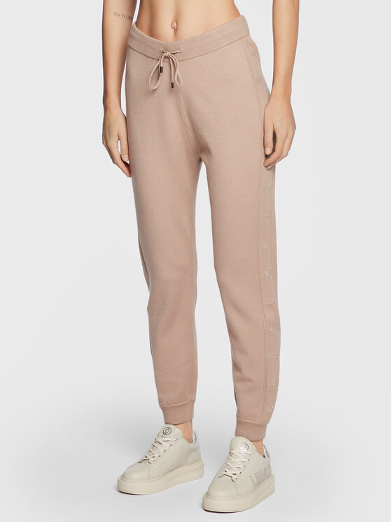 Liu Jo Sport Megztos kelnės · Smėlio · Regular Fit