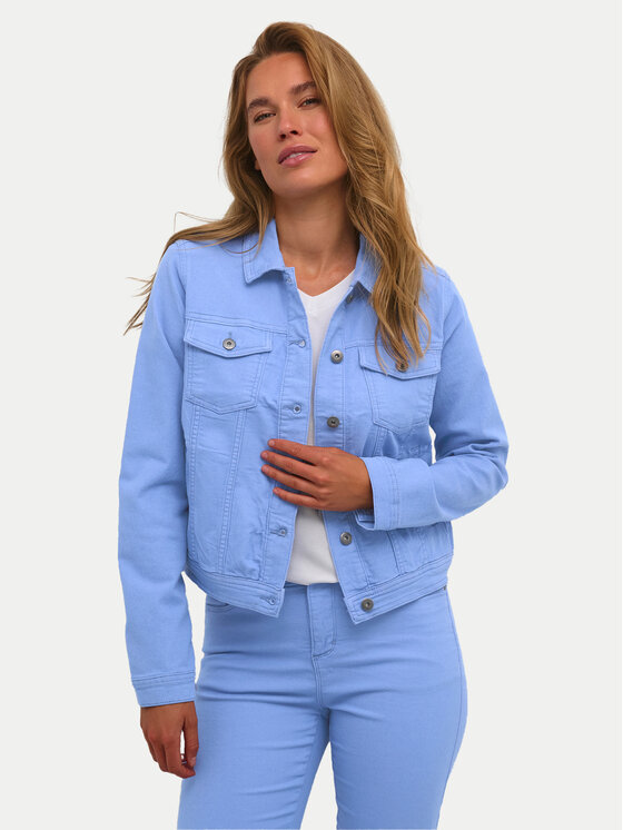 Kaffe Džinsinė striukė · Žydra